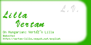 lilla vertan business card